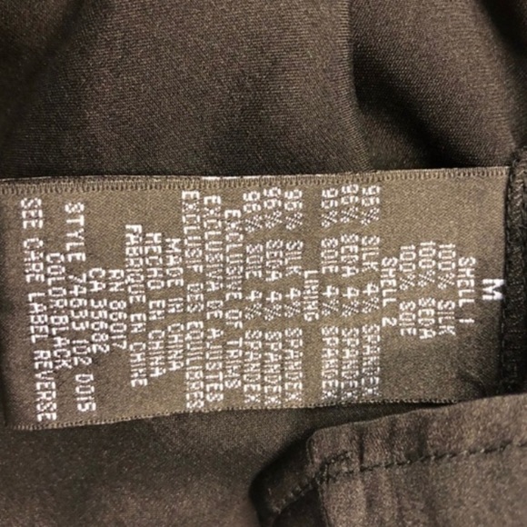 Bebe Black 100% Silk Beaded Cocktail/Party Dress - Picture 14 of 14